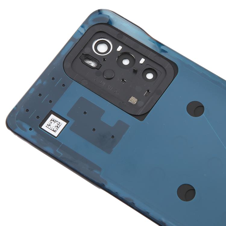For ZTE Blade V40 Battery Back Cover with Adhesive / Camera Lens Cover(Black) - For ZTE by PMC TechLife | Online Shopping South Africa | PMC TechLife | Buy Now Pay Later Mobicred