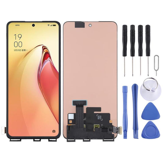 For OPPO Reno8 Pro 5G CPH2357 Original AMOLED Material LCD Screen with Digitizer Full Assembly - LCD Screen by PMC Jewellery | Online Shopping South Africa | PMC Jewellery | Buy Now Pay Later Mobicred