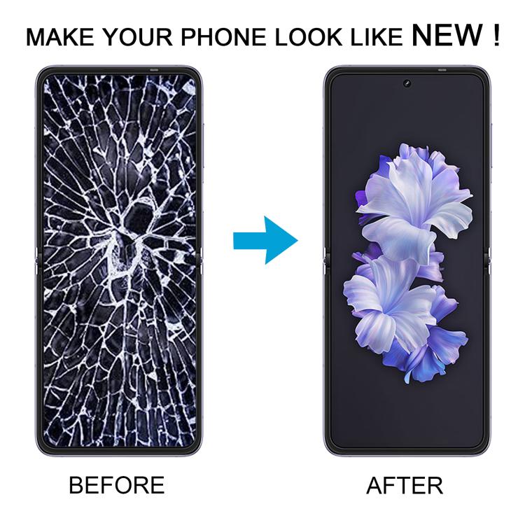 For Tecno Phantom V Flip AD11 Original Foldable LTPO AMOLED Material LCD Screen with Digitizer Full Assembly - free shipping - PMc TechLife - Order now!