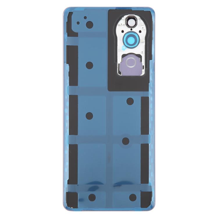 For vivo V40 Battery Back Cover with Camera Lens Cover(Purple) - Back Cover by PMC TechLife | Online Shopping South Africa | PMC TechLife | Buy Now Pay Later Mobicred