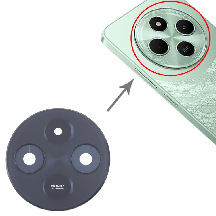 For Xiaomi Poco C75 5G Original Rear Camera Lens Cover (Black) - free shipping - PMc TechLife - Order now!