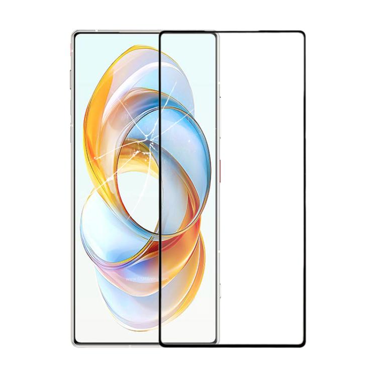 For ZTE Nubia Red Magic 10 Pro+ Front Screen Outer Glass Lens with OCA Optically Clear Adhesive (Black) - For ZTE by PMc TechLife | Online Shopping South Africa | PMc TechLife | Buy Now Pay Later Mobicred