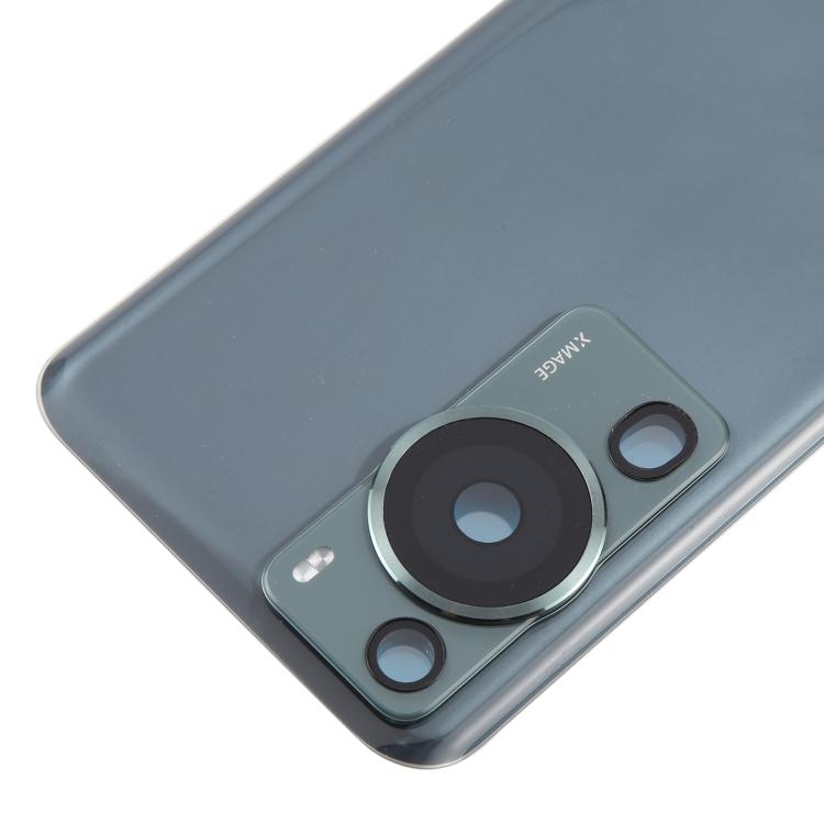 For Huawei P60 Pro Battery Back Cover with Camera Lens Cover(Green) - Back Cover by PMc TechLife | Online Shopping South Africa | PMc TechLife | Buy Now Pay Later Mobicred