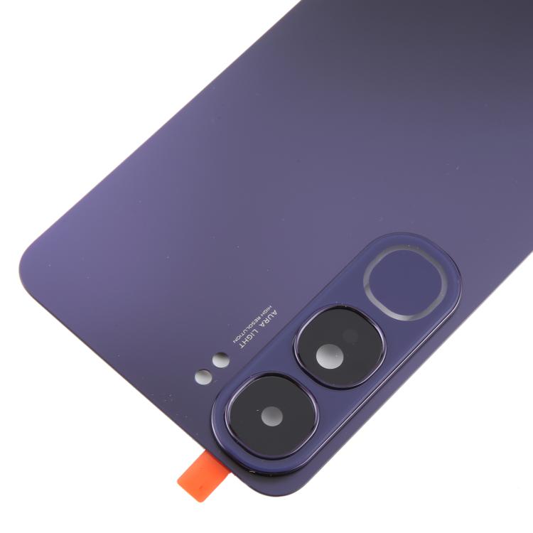 For vivo V40 Lite 5G IDN Version Original Battery Back Cover with Camera Lens Cover(Purple) - Back Cover by PMc TechLife | Online Shopping South Africa | PMc TechLife | Buy Now Pay Later Mobicred