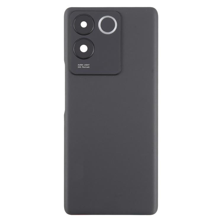 For vivo T2 Pro Battery Back Cover with Camera Lens Cover(Black) - Back Cover by PMc TechLife | Online Shopping South Africa | PMc TechLife | Buy Now Pay Later Mobicred