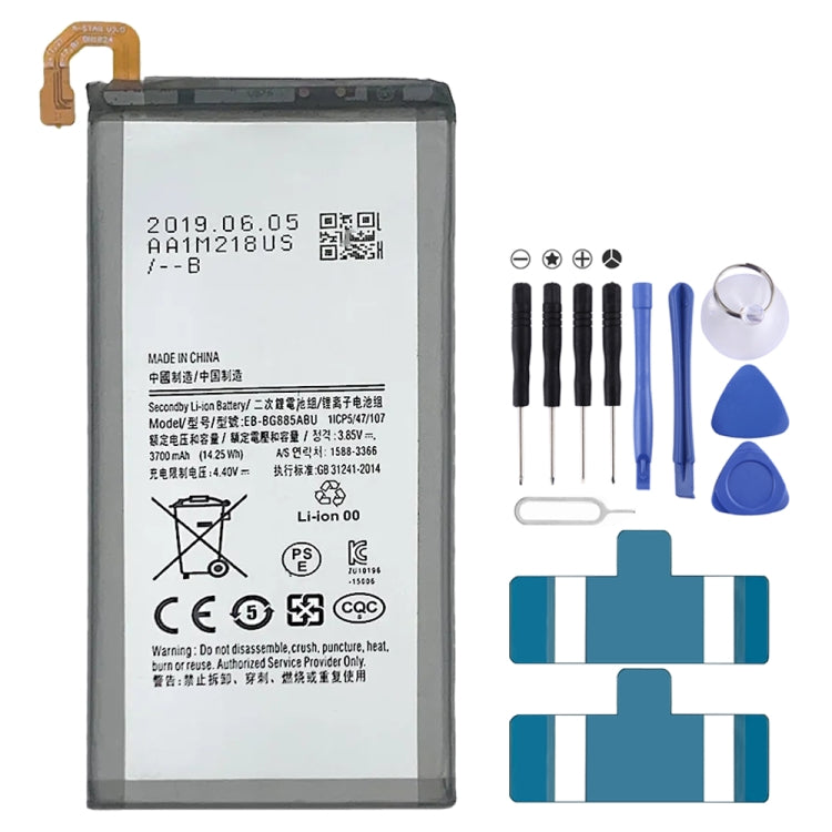 3700mAh Battery Replacement For Samsung Galaxy A8 Star / A9 Star SM-G885F G8850 G885Y EB-BG885ABU - For Samsung by PMC Jewellery | Online Shopping South Africa | PMC Jewellery | Buy Now Pay Later Mobicred