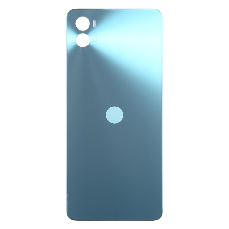 For Motorola Moto E32 India Original Battery Back Cover(Blue) - Back Cover by PMC TechLife | Online Shopping South Africa | PMC TechLife | Buy Now Pay Later Mobicred