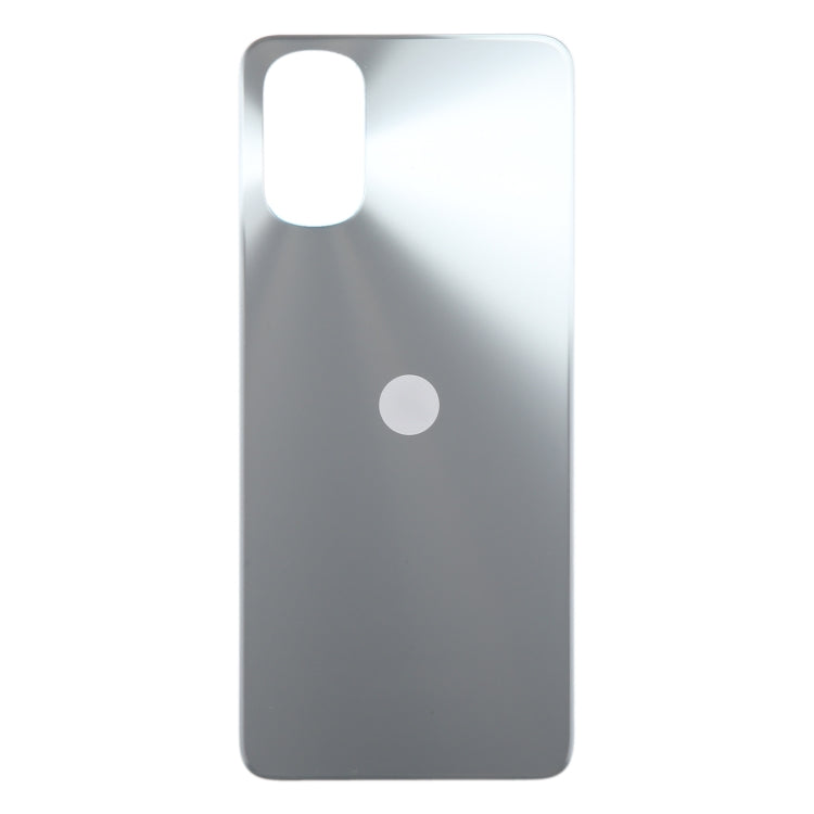 For Motorola Moto E32s Original Battery Back Cover(Silver) - Back Cover by PMC TechLife | Online Shopping South Africa | PMC TechLife
