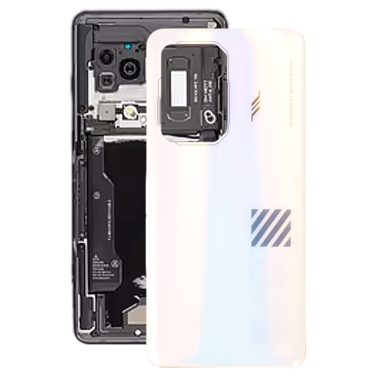 Original Battery Back Cover for Xiaomi Black Shark 5(White) - Back Cover by PMC Jewellery | Online Shopping South Africa | PMC Jewellery | Buy Now Pay Later Mobicred