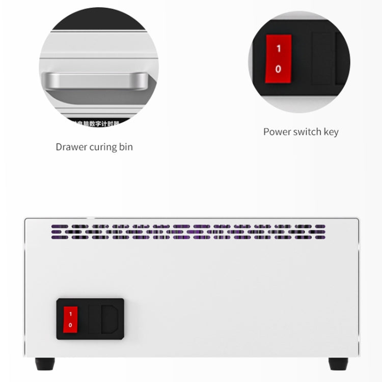 TBK 605 100W Mini UV Curing Lamp Box 48 LEDs Curved Surface Screen UV Curing Box, AU Plug - free shipping - PMC TechLife - Order now!