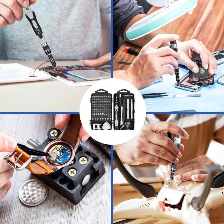 122 in 1 Precision Magnetic Screwdriver Kit (Blue) - Screwdriver Set by PMC TechLife | Online Shopping South Africa | PMC TechLife | Buy Now Pay Later Mobicred