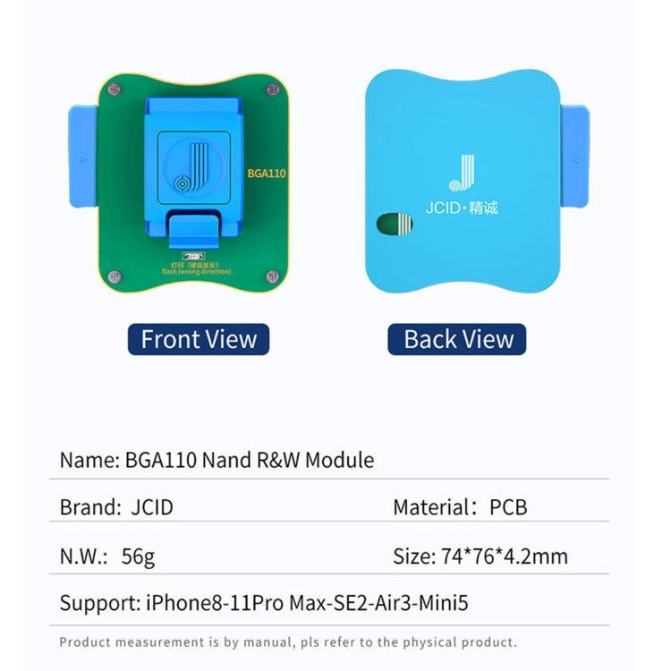 JC BGA110 Nand Module For iPhone 8 ~ 11 Pro Max - free shipping - PMC TechLife - Order now!