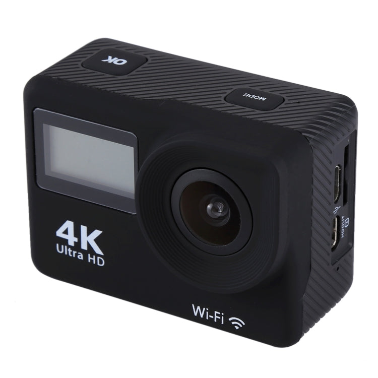 S300 HD 4K WiFi 12.0MP Sport Camera with Remote Control & 30m Waterproof Case, 2.0 inch LTPS Touch Screen + 0.66 inch Front Display, Generalplus 4248, 170 Degree A Wide Angle Lens(Black) - Other Camera by PMC Jewellery | Online Shopping South Africa | PMC Jewellery | Buy Now Pay Later Mobicred