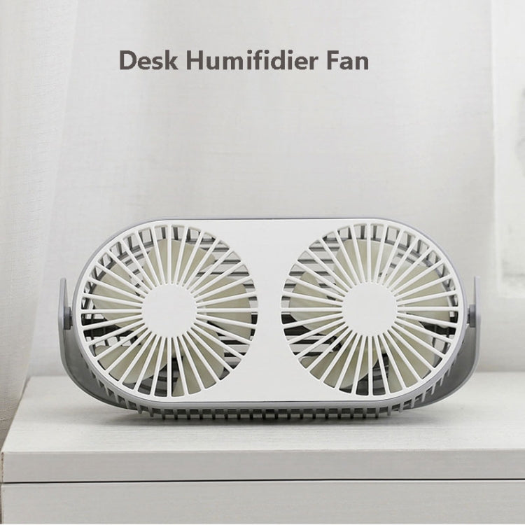Small Bean Desktop Desktop Double Leaf Usb Mini Fan(Pink) - Electric Fans by PMC TechLife | Online Shopping South Africa | PMC TechLife | Buy Now Pay Later Mobicred
