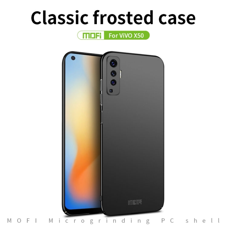 For Vivo X50 MOFI Frosted PC Ultra-thin Hard Case(Rose gold) - vivo Cases by MOFI | Online Shopping South Africa | PMC TechLife | Buy Now Pay Later Mobicred