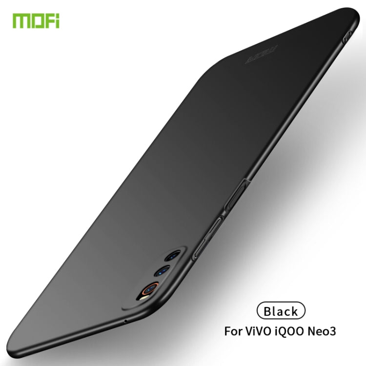 For Vivo iQOO Neo 3 MOFI Frosted PC Ultra-thin Hard Case(Black) - vivo Cases by MOFI | Online Shopping South Africa | PMC TechLife | Buy Now Pay Later Mobicred