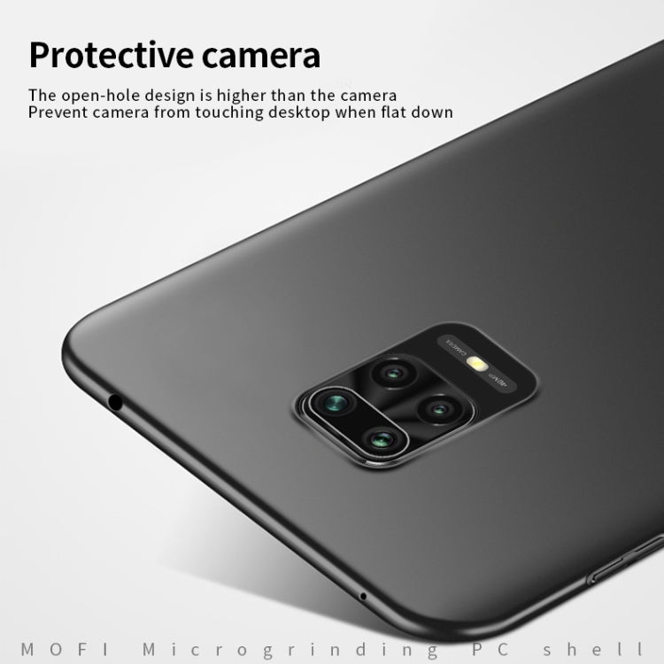 For Xiaomi RedMi Note9S/Note9Pro  MOFI Frosted PC Ultra-thin Hard C(Black) - Xiaomi Cases by MOFI | Online Shopping South Africa | PMC Jewellery