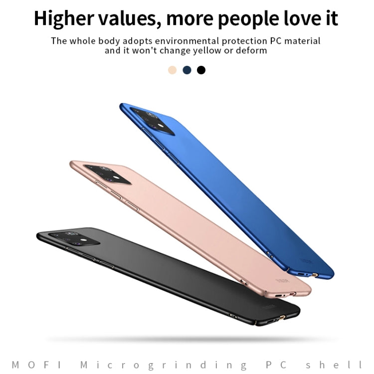 For Samsung Galaxy A91/S10Lite MOFI Frosted PC Ultra-thin Hard C(Blue) - Galaxy Phone Cases by MOFI | Online Shopping South Africa | PMC TechLife | Buy Now Pay Later Mobicred