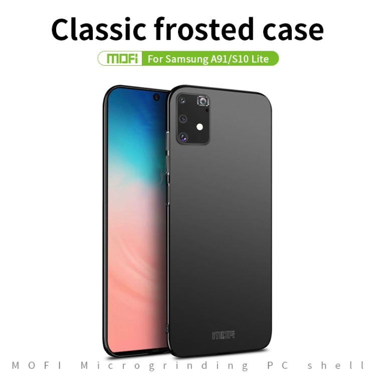 For Samsung Galaxy A91/S10Lite MOFI Frosted PC Ultra-thin Hard C(Rose gold) - Galaxy Phone Cases by MOFI | Online Shopping South Africa | PMC Jewellery