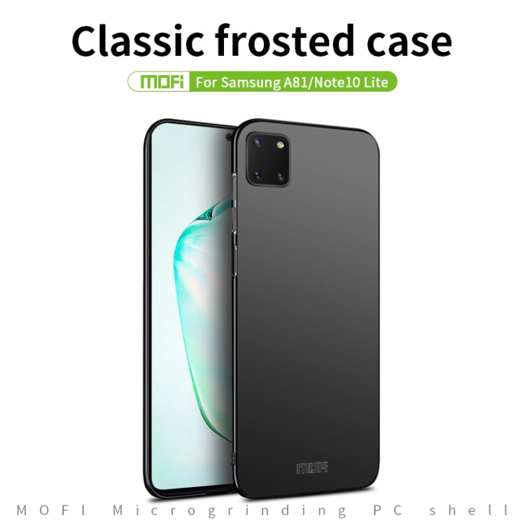 For Samsung Galaxy A81/Note10Lite MOFI Frosted PC Ultra-thin Hard C(Blue) - Galaxy Phone Cases by MOFI | Online Shopping South Africa | PMC Jewellery