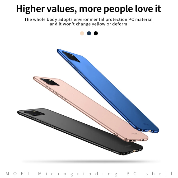 For Samsung Galaxy A81/Note10Lite MOFI Frosted PC Ultra-thin Hard C(Rose gold) - Galaxy Phone Cases by MOFI | Online Shopping South Africa | PMC Jewellery