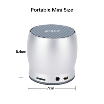 EWA A150 Portable Mini Bluetooth Speaker Wireless Hifi Stereo Strong Bass Music Boom Box Metal Subwoofer, Support Micro SD Card & 3.5mm AUX(Rose Gold) - Desktop Speaker by EWA | Online Shopping South Africa | PMC Jewellery | Buy Now Pay Later Mobicred