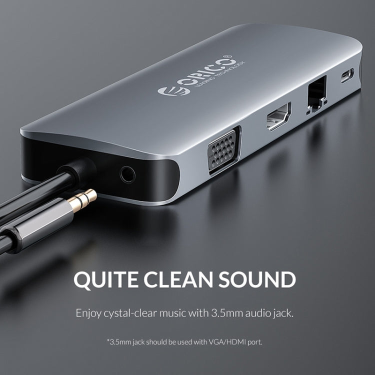 ORICO MC-U111P  11 in 1 Multifunction Docking Station - free shipping - PMC Jewellery - Order now!