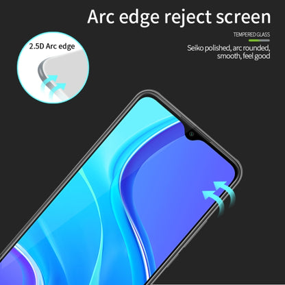 For Xiaomi RedMi 9 MOFI 9H 2.5D Full Screen Tempered Glass Film(Black) -  by MOFI | Online Shopping South Africa | PMC Jewellery