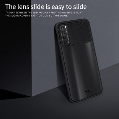 For Huawei nova 7 MOFI Xing Dun Series PC + TPU Anti-peep Waterproof And Anti-drop All-inclusive Protective Shell, Translucent Frosted(Black) - Huawei Cases by MOFI | Online Shopping South Africa | PMC Jewellery