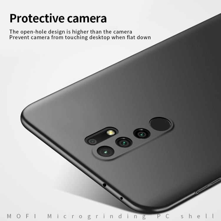 For Xiaomi Redmi 9 MOFI Frosted PC Ultra-thin Hard Case(Black) - Xiaomi Cases by MOFI | Online Shopping South Africa | PMC Jewellery