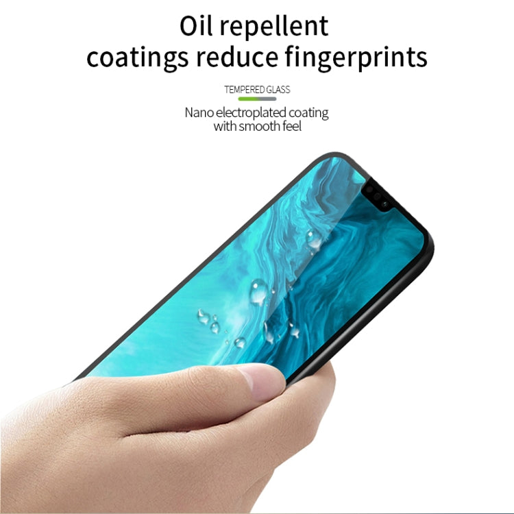 For Huawei Honor 9X Lite MOFI 9H 2.5D Full Screen Tempered Glass Film(Black) - Honor Tempered Glass by MOFI | Online Shopping South Africa | PMC TechLife | Buy Now Pay Later Mobicred