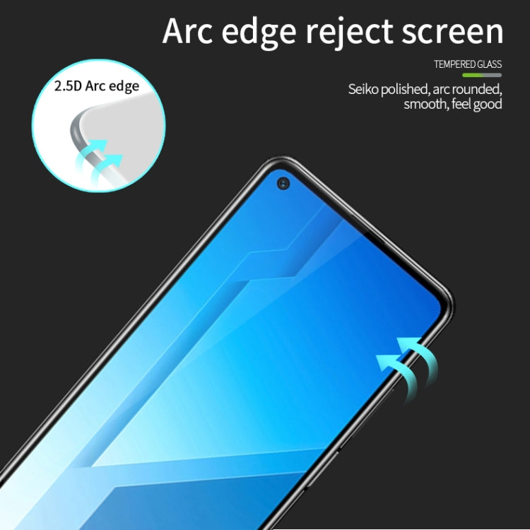 For Huawei Honor Play4 MOFI 9H 2.5D Full Screen Tempered Glass Film(Black) - Honor Tempered Glass by MOFI | Online Shopping South Africa | PMC TechLife | Buy Now Pay Later Mobicred