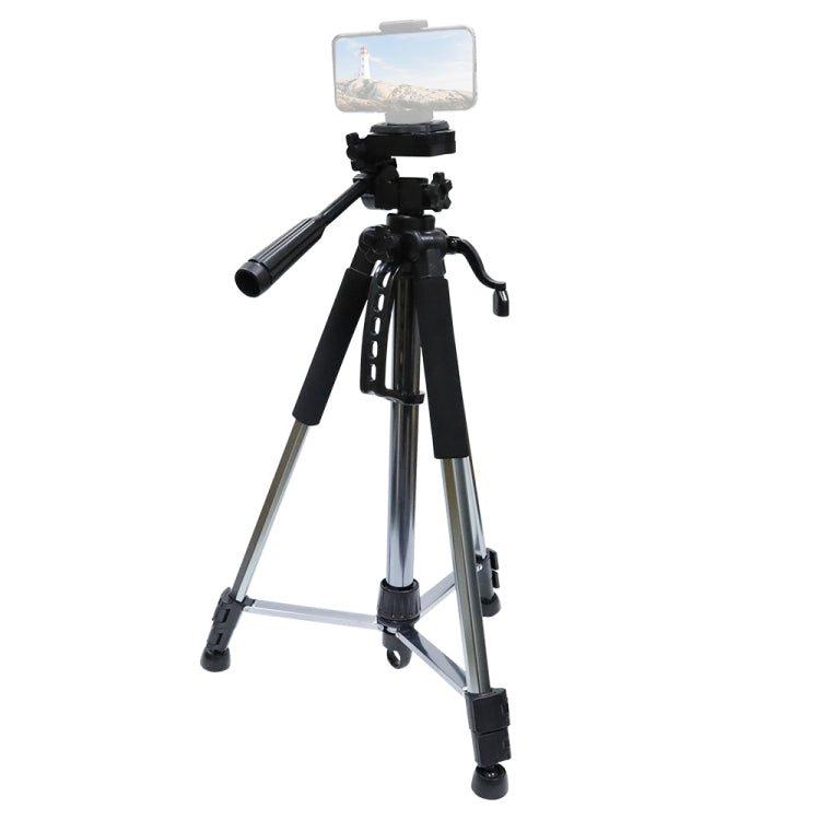 L-1200 Camera Tripod Live Broadcast Bracket For Mobile Phones, Cameras, Projectors 55-148CM Universal Adjustable Tripod (Silver) - Tripods by PMC TechLife | Online Shopping South Africa | PMC TechLife | Buy Now Pay Later Mobicred