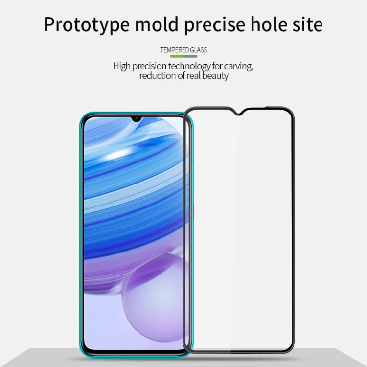 For Xiaomi Redmi 10X Pro MOFI 9H 3D Explosion-proof Curved Screen Tempered Glass Film(Black) -  by MOFI | Online Shopping South Africa | PMC TechLife