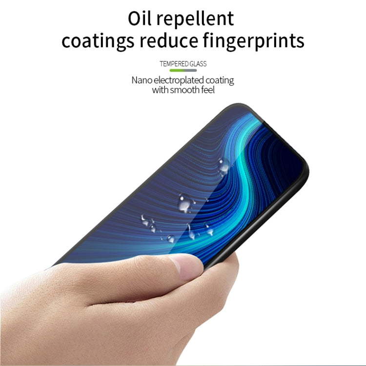 For Huawei Honor X10 MOFI 9H 3D Explosion-proof Curved Screen Tempered Glass Film(Black) - Honor Tempered Glass by MOFI | Online Shopping South Africa | PMC TechLife