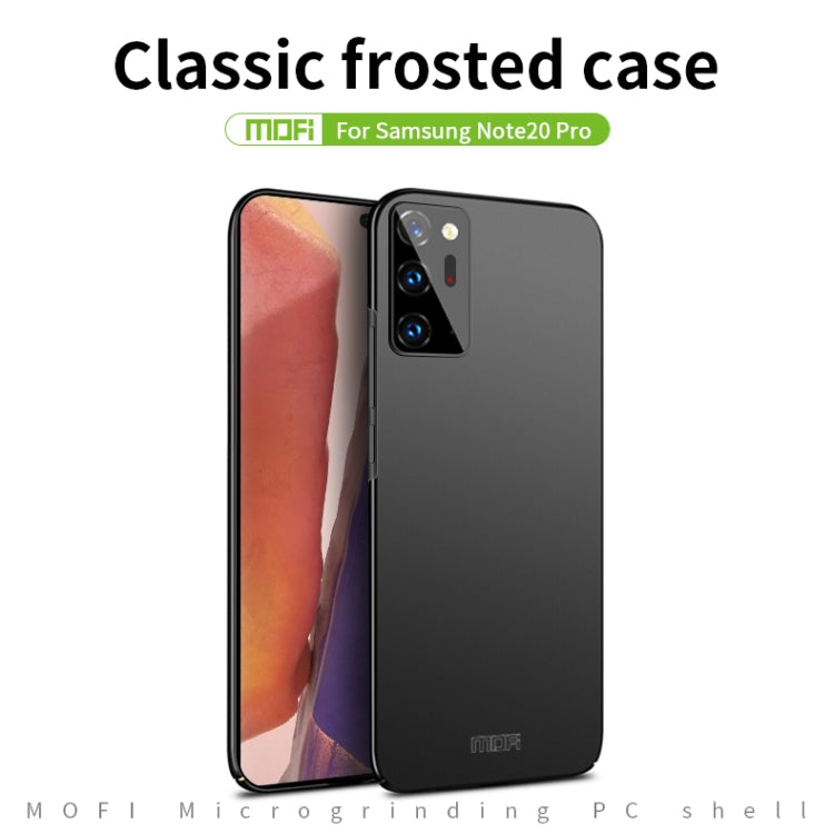 For Samsung Galaxy Note20 Ultra MOFI Frosted PC Ultra-thin Hard Case(Red) - Galaxy Note20 Ultra Cases by MOFI | Online Shopping South Africa | PMC Jewellery