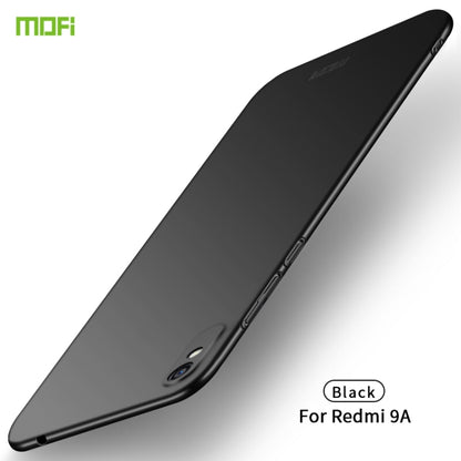 For Xiaomi Redmi 9A MOFI Frosted PC Ultra-thin Hard Case(Black) - Xiaomi Cases by MOFI | Online Shopping South Africa | PMC Jewellery