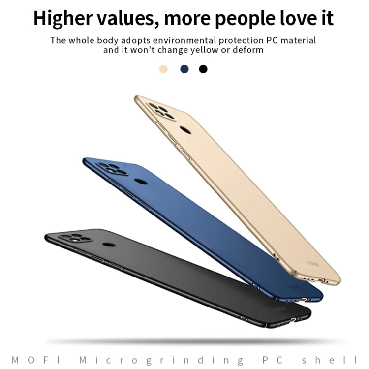 For Xiaomi Redmi 9C MOFI Frosted PC Ultra-thin Hard Case(Blue) - Xiaomi Cases by MOFI | Online Shopping South Africa | PMC Jewellery | Buy Now Pay Later Mobicred