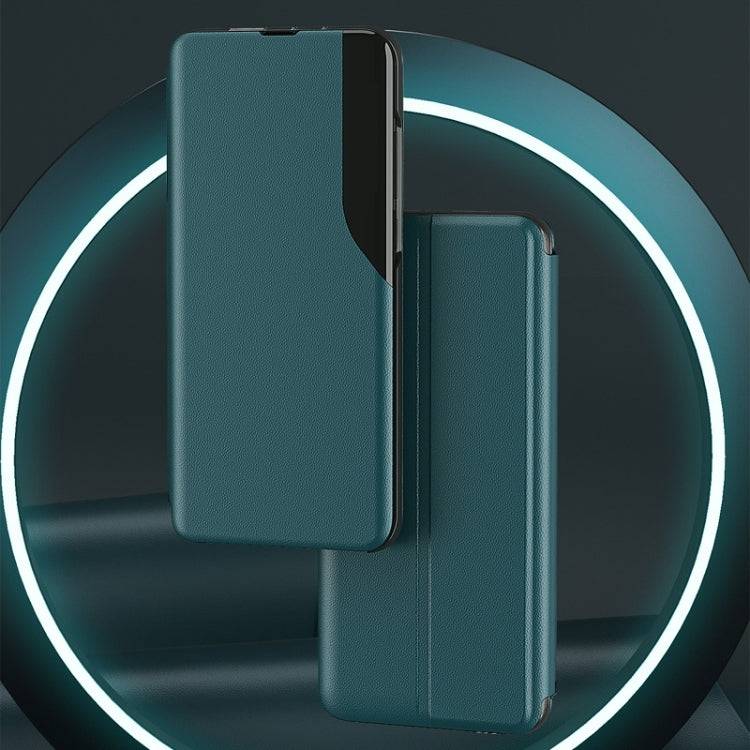 For Samsung Galaxy S10 Attraction Flip Holder Leather Phone Case(Green) - Galaxy Phone Cases by PMC TechLife | Online Shopping South Africa | PMC TechLife
