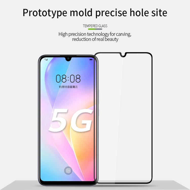 For Huawei Nova 8 SE MOFI 9H 2.5D Full Screen Tempered Glass Film(Black) - Huawei Tempered Glass by MOFI | Online Shopping South Africa | PMC Jewellery