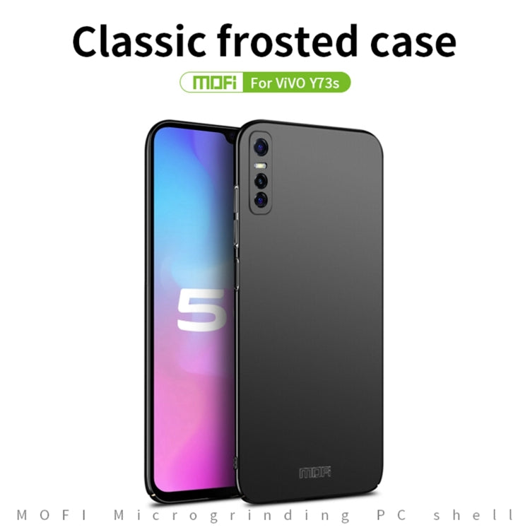 For vivo Y73s MOFI Frosted PC Ultra-thin Hard Case (Gold) - vivo Cases by MOFI | Online Shopping South Africa | PMC TechLife | Buy Now Pay Later Mobicred