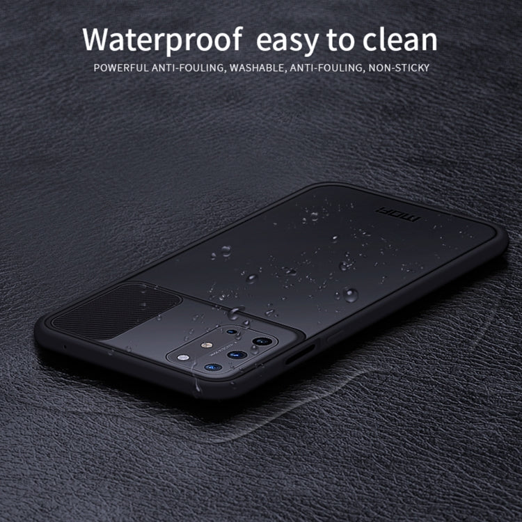 For OnePlus 8T MOFI Xing Dun SeriesTranslucent Frosted PC + TPU Privacy Anti-glare Shockproof All-inclusive Protective Case(Black) - OnePlus Cases by MOFI | Online Shopping South Africa | PMC Jewellery