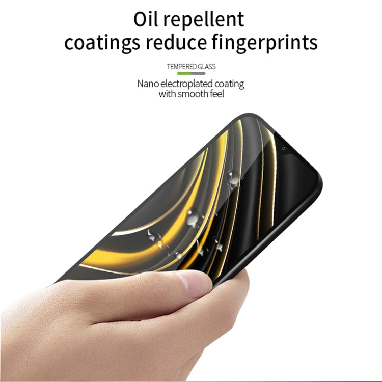 For Xiaomi Poco M3 MOFI 9H 2.5D Full Screen Tempered Glass Film(Black) -  by MOFI | Online Shopping South Africa | PMC TechLife