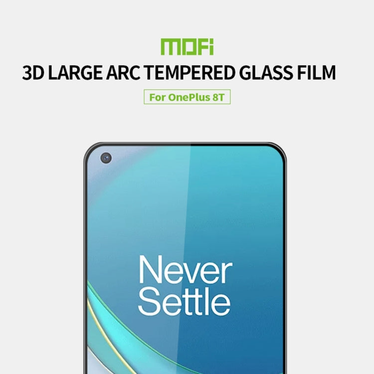 For OnePlus 8T MOFI 9H 3D Explosion-proof Curved Screen Tempered Glass Film - OnePlus Tempered Glass by MOFI | Online Shopping South Africa | PMC TechLife