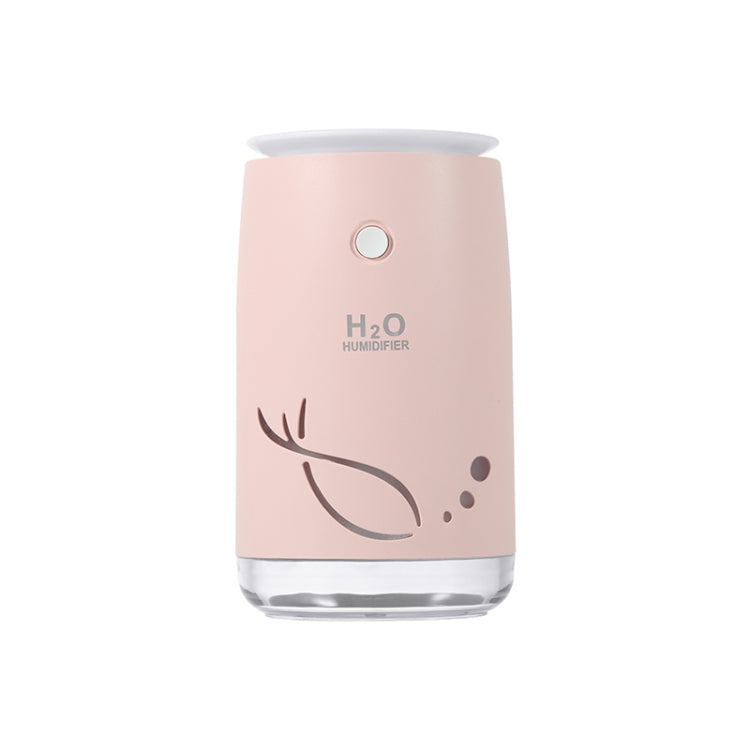 Concise Fish Pattern Mini Home Mute Bedroom Student Dormitory Office Portable USB Wireless Durable Humidifier(Red) - free shipping - PMC TechLife - Order now!