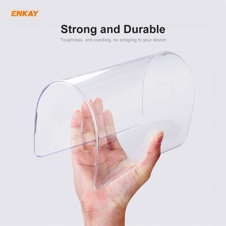 ENKAY 3 in 1 Crystal Laptop Protective Case + US Version TPU Keyboard Film + Anti-dust Plugs Set for MacBook Air 13.3 inch A1932 (2018)(Transparent) - MacBook Air Cases by WIWU | Online Shopping South Africa | PMC Jewellery | Buy Now Pay Later Mobicred