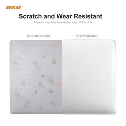 For MacBook Air 13.3 inch A2179 & A2337 2020 ENKAY 3 in 1 Crystal Laptop Protective Case + EU Version TPU Keyboard Film + Anti-dust Plugs Set(Orange) - MacBook Air Cases by ENKAY | Online Shopping South Africa | PMC Jewellery | Buy Now Pay Later Mobicred