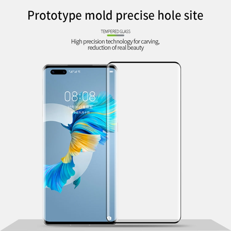 For Huawei Mate 40 MOFI 9H 3D Explosion Proof Hot Bending Full Screen Covered Tempered Glass Film(Black) - Huawei Tempered Glass by MOFI | Online Shopping South Africa | PMC Jewellery