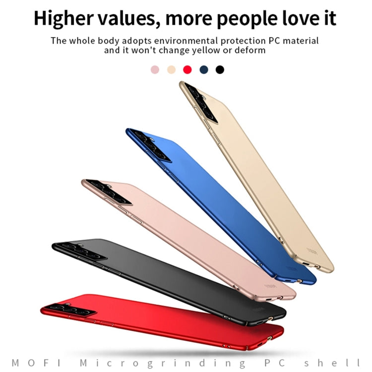 For Samsung Galaxy S21 5G MOFI Frosted PC Ultra-thin Hard Case(Blue) - Galaxy S21 5G Cases by MOFI | Online Shopping South Africa | PMC TechLife | Buy Now Pay Later Mobicred