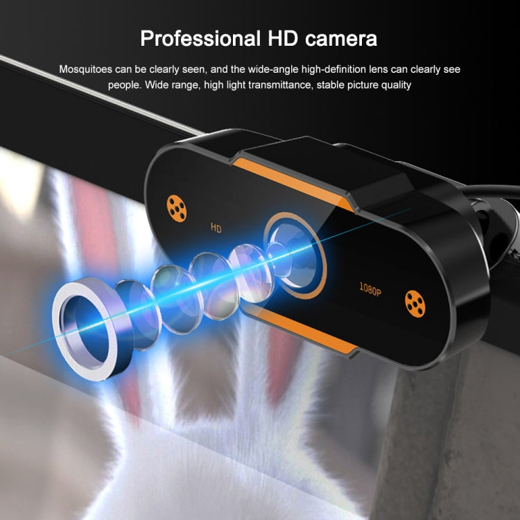 312 1080P HD USB 2.0 PC Desktop Camera Webcam with Mic, Cable Length: about 1.3m, Configuration:with Tripod - HD Camera by PMC Jewellery | Online Shopping South Africa | PMC Jewellery | Buy Now Pay Later Mobicred